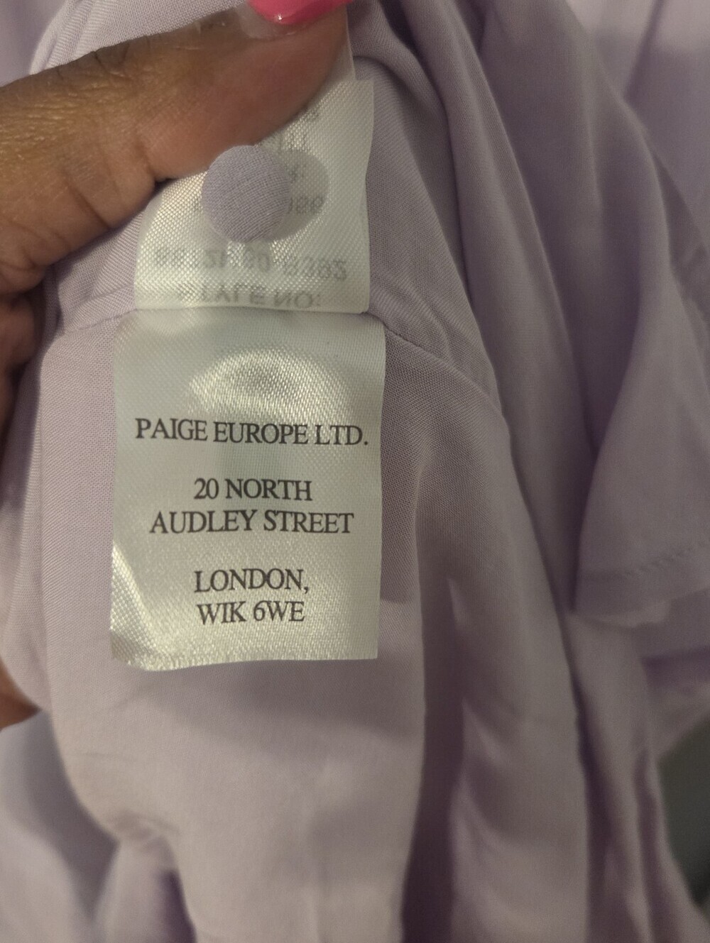 PAIGE Womens 100% Silk Purple Ruffle Whimsical Tiered Midi Dress Sz 14 NWOT - Picture 10 of 11